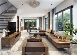 10 Mẫu bàn ghế sofa gỗ phòng khách đẹp xu hướng 2023