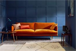 10 mẫu ghế sofa màu cam cực nổi bật cho phòng khách