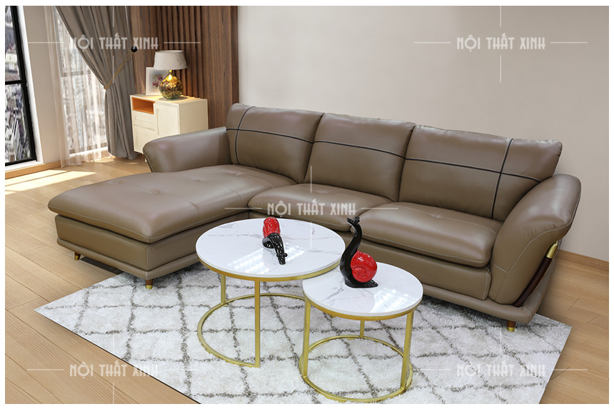 Sofa da đẹp NTX1916: Cùng khám phá chiếc sofa da đẹp NTX1916 với thiết kế hiện đại và sang trọng, tôn lên phong cách của căn phòng của bạn. Được làm từ chất liệu da cao cấp, sofa này vừa đẹp mắt vừa êm ái, đủ để bạn thư giãn và tận hưởng một không gian nghỉ ngơi tuyệt vời. Đừng bỏ qua cơ hội sở hữu chiếc sofa da đẹp này để trang trí cho không gian sống của bạn thêm đẹp và hoàn hảo hơn.