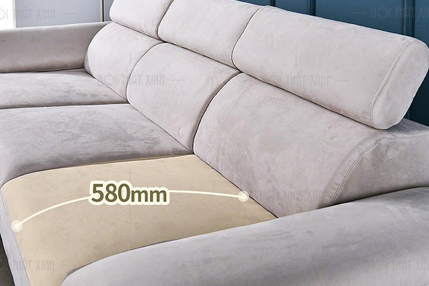 ghế sofa vải da lộn NTX2310