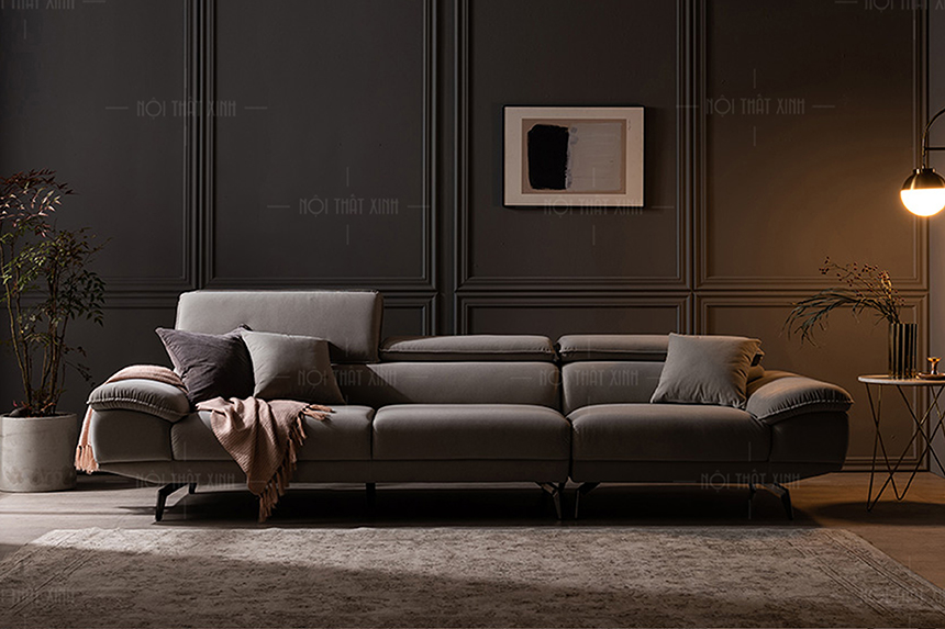 sofa vải da lộn NTX2306