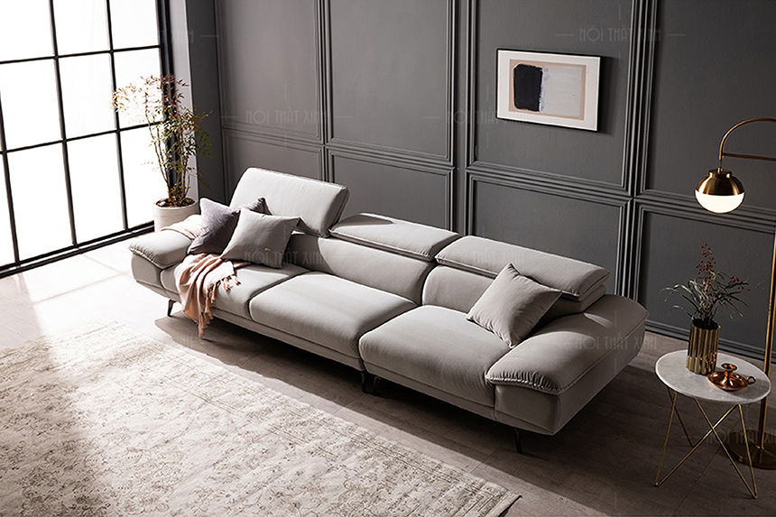sofa vải da lộn NTX2306