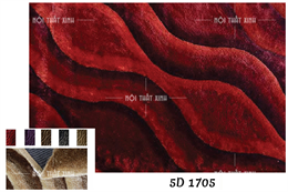Thảm lông xù Carpet HL 5D 1705