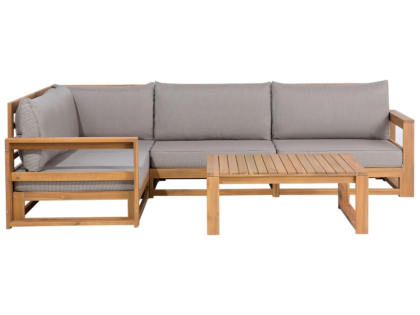 10 bộ ghế sofa gỗ nhỏ gọn cao sang, hiện đại cho phòng khách hẹp