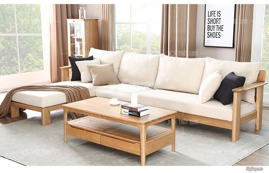 10 Mẫu bàn ghế sofa gỗ phòng khách đẹp xu hướng 2020 nên mua