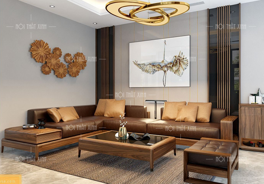 10 Mẫu bàn ghế sofa gỗ phòng khách đẹp xu hướng 2020 nên mua