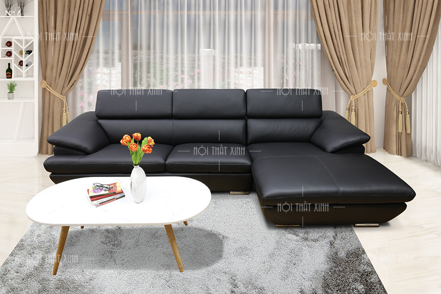 các mẫu sofa màu đen thiết kế tinh tế và sang trọng
