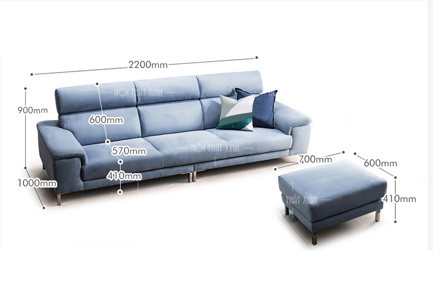 mẫu sofa vải