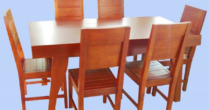 Góc tư vấn: Có nên mua bàn ăn gỗ xoan đào 6 ghế?